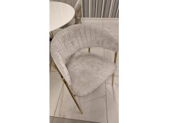 Стул на металлокаркасе Kamelia зеленый / золото из шоурума 11