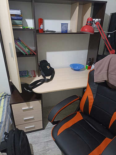 Письменный стол КСТ-16 левый венге / беленый дуб фото покупателя 41