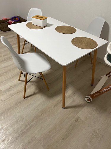 Стол Table 120 white / wood фото покупателя 21