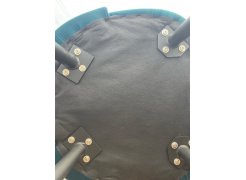 Стул на металлокаркасе Gabi 1 бежевый / черный с серебряными наконечниками фото покупателя 444