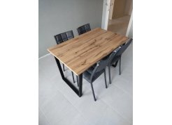 Стол Лота Лофт 120 25 мм сабия / черный матовый фото покупателя 595