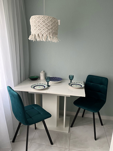 Стул на металлокаркасе Чилли горчичный / черный фото покупателя 1268