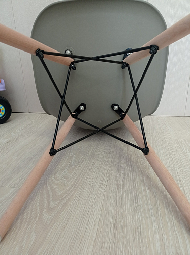 Пластиковый стул Eames PC-015 желтый фото покупателя 349