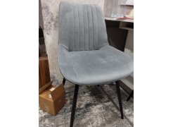 Стул на металлокаркасе Вейв светло-серый (hl 63) / 10К черный каркас фото покупателя 310