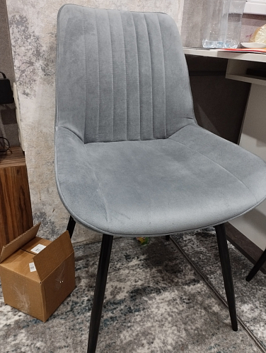 Стул на металлокаркасе Седа К латте / черный фото покупателя 310