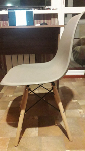 Пластиковый стул Eames PC-015 желтый фото покупателя 73