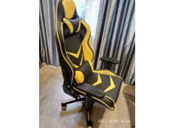 Компьютерное кресло Racer черное / голубое фото покупателя 30