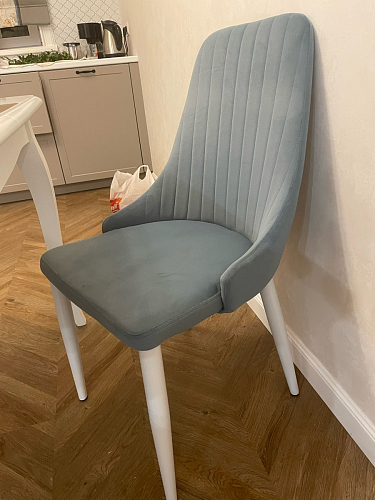 Стул на металлокаркасе Kora beige / black фото покупателя 112