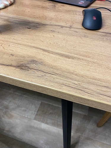 Стол Тринити Лофт 120 25 мм черный матовый / юта фото покупателя 72