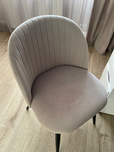 Стул на металлокаркасе Gabi latte / gold / black фото покупателя 67