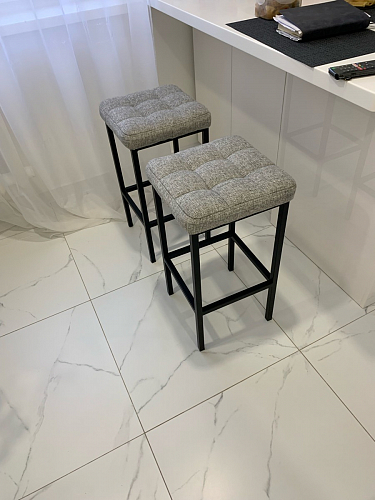 Барный стул Лофт катания минт / белый матовый фото покупателя 162