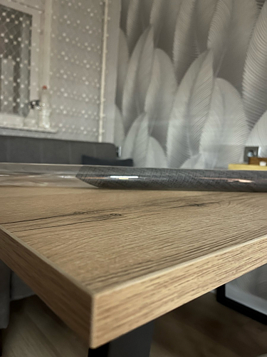 Деревянный стол Лота Лофт 140х80 черный матовый / бетон светлый фото покупателя 582