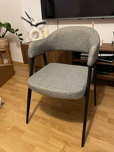 Стул на металлокаркасе Twin brown / black фото покупателя 34