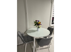 Стул на металлокаркасе Челси светло-серый / черный каркас фото покупателя 199