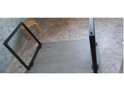 Стол Лота Лофт 140 25 мм черный матовый / бетон фото покупателя 376