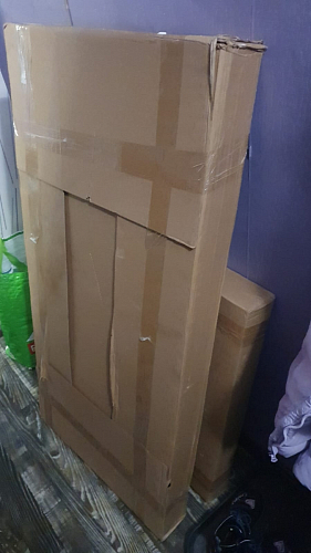 Компьютерный стол КСТ-16 левый дуб сонома / белый фото покупателя 15