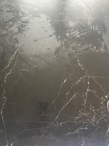 Керамический стол Вилли 140(200)х80 белый мрамор snow white / черный фото покупателя 74