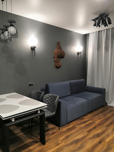 Стеклянный стол Давос белый / венге фото покупателя 2