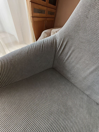 Компьютерное кресло Dublin/Дублин хром / вельвет серый фото покупателя 34