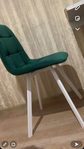 Стул на металлокаркасе Чилли бирюзовый / черный фото покупателя 1082