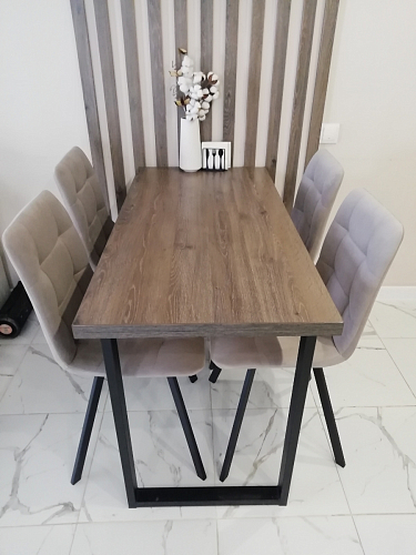 Стул на металлокаркасе Чилли зеленый / черный фото покупателя 1344