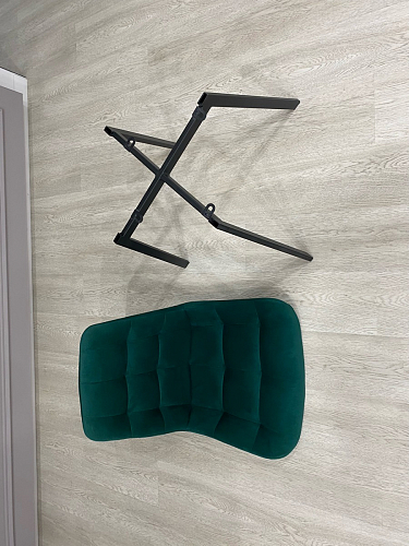 Стул на металлокаркасе Челси К крутящийся бирюзовый / черный фото покупателя 189