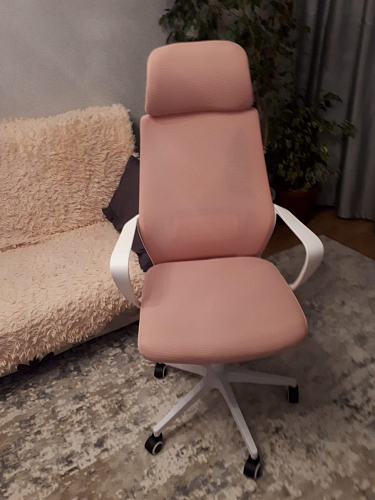 Компьютерное кресло Golem dark gray / white фото покупателя 30