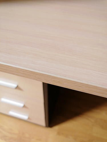 Стол компьютерный КСТ-16 бетон / белый фото покупателя 134