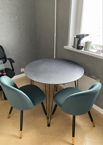 Стул на металлокаркасе Gabi 1 gray фото покупателя 260