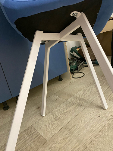 Стул на металлокаркасе Чилли черный / зеленый фото покупателя 1458