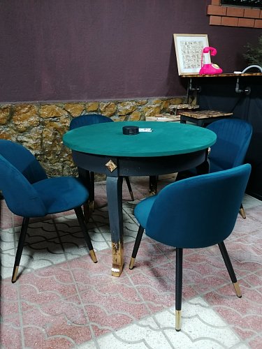 Стул на металлокаркасе Gabi 1 light purple / black фото покупателя 555