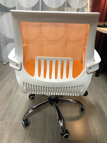 Компьютерное кресло Ergoplus белое / серое фото покупателя 36