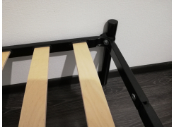 Односпальная кровать Фади 80х200 черная фото покупателя 1543