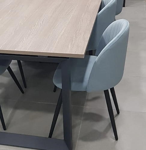 Стул на металлокаркасе Gabi gray / black фото покупателя 219