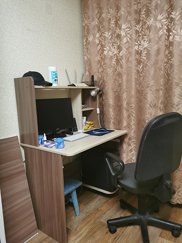 Компьютерный стол Грета-1 венге / дуб молочный фото покупателя 20