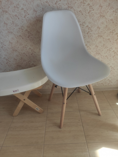 Стул Cindy Eames mod. 001 khaki / natural фото покупателя 395