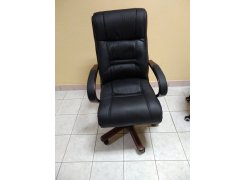 Компьютерное кресло Компакт натуральная кожа черное фото покупателя 1