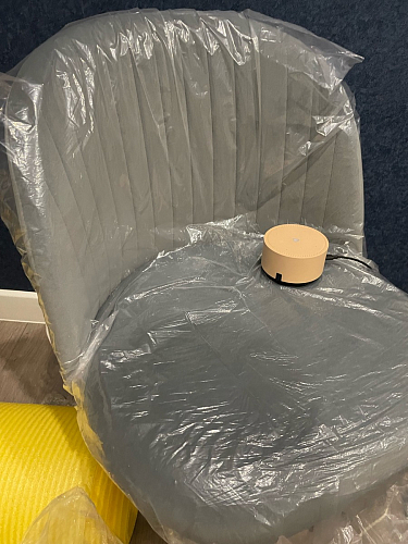 Стул на металлокаркасе Gabi gray / black фото покупателя 525