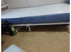 Односпальная кровать Фади 80х200 черная фото покупателя 598