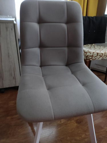 Стул на металлокаркасе Чилли К кирпичный / черный фото покупателя 653