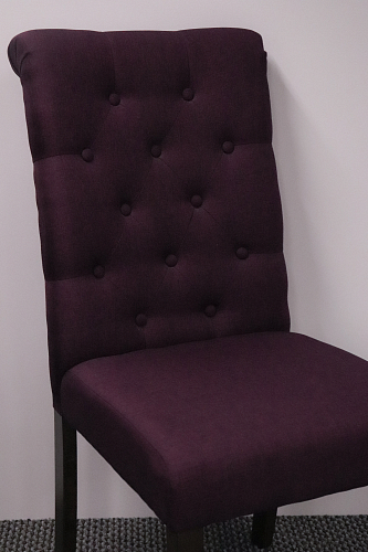 Стул Amelia dark walnut / fabric purple из шоурума 2
