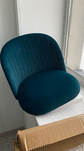 Стул на металлокаркасе Gabi latte / gold / black фото покупателя 337