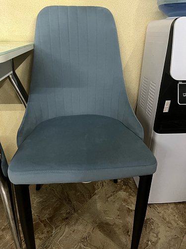 Стул на металлокаркасе Kora light purple / black фото покупателя 237