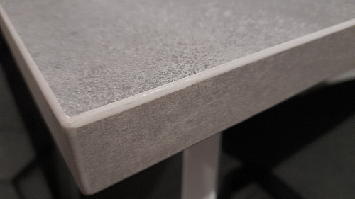 Стол Тринити Лофт 140 25 мм дуб делано темный / белый фото покупателя 138