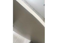 Деревянный стол Барон О 180 х 90 белая пленка шагрень / черный фото покупателя 58