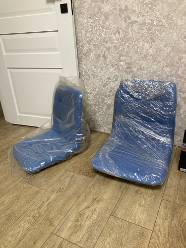 Стул на металлокаркасе Чилли светло-серый / белый каркас фото покупателя 509