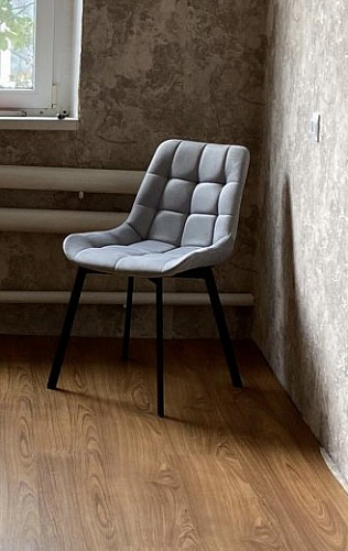 Стул на металлокаркасе Челси бирюзовый / черный фото покупателя 55