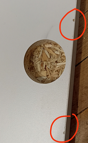 Письменный стол Лайт 03.243 дуб золотой (craft) / белый премиум фото покупателя 125