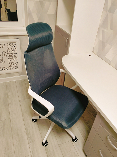 Компьютерное кресло Golem dark gray / gray / white фото покупателя 42