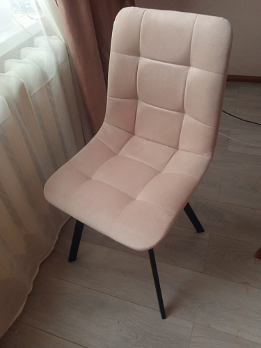 Комплект стульев Чилли 2 шт бежевый / черный фото покупателя 1212